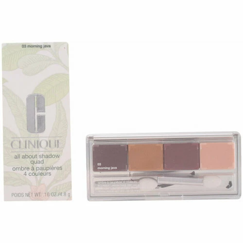 Clinique ALL ABOUT SHADOW quad 03-morning java 4.8 gr 3 Clinique ALL ABOUT SHADOW quad 03-morning java 4.8 gr